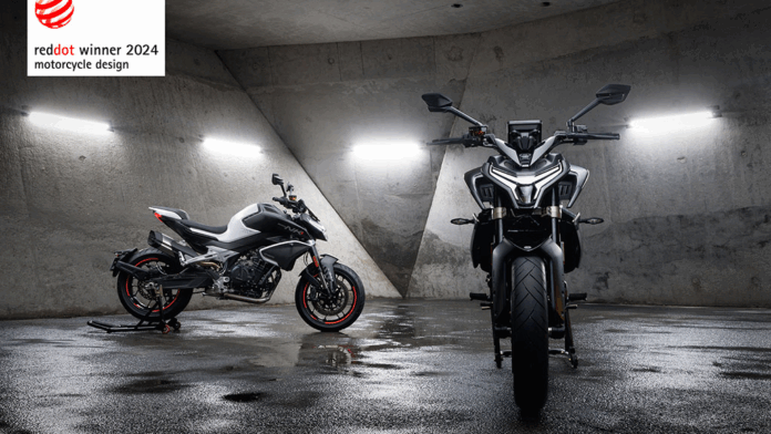 Motocykl CFMOTO 800NK získal cenu za design Red Dot Desing Award 2024