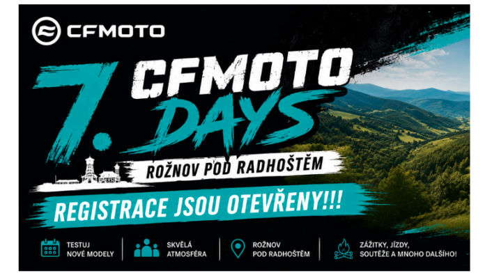 7. CFMOTO DAYS Rožnov pod Radhoštěm – registrace jsou otevřeny!!!
